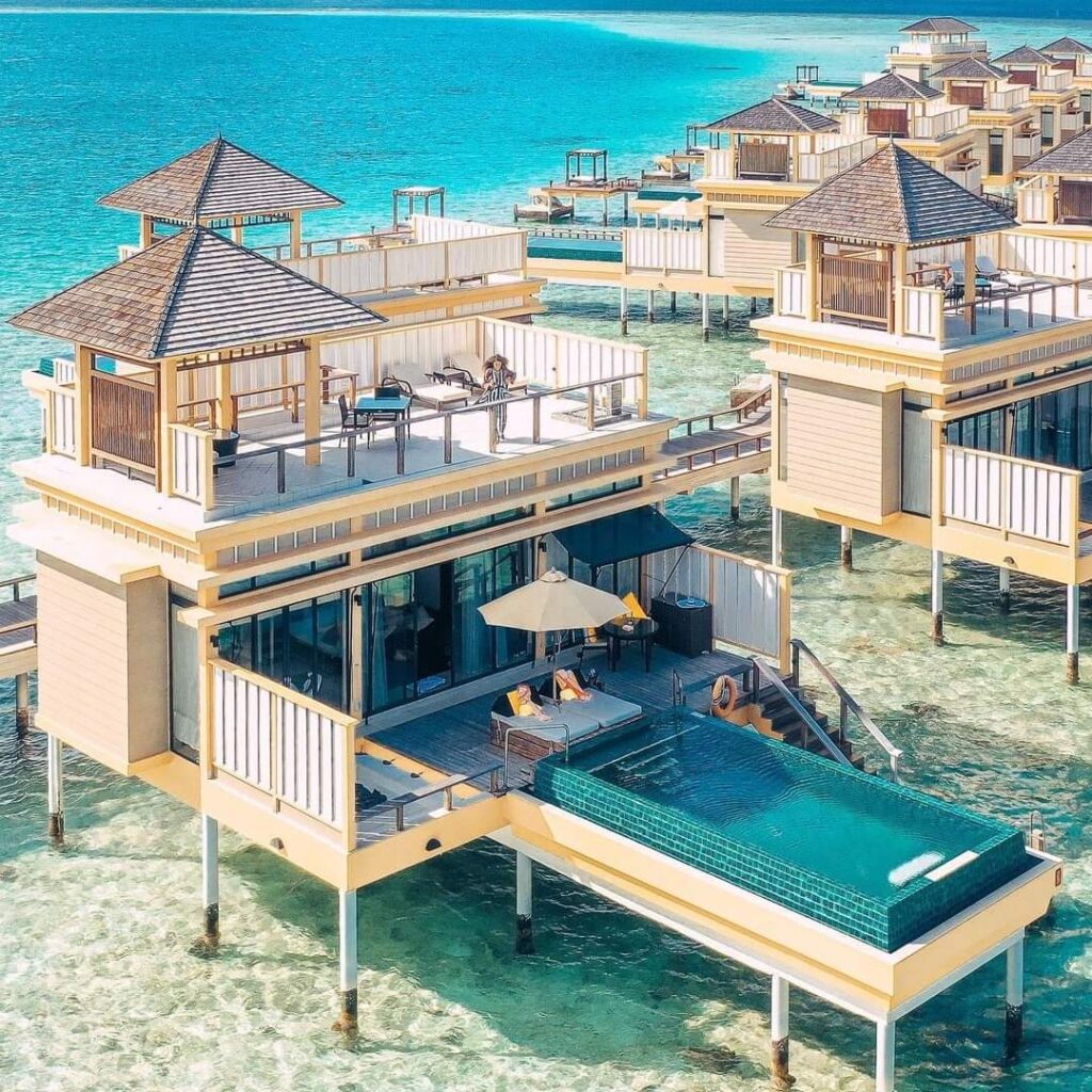 The breadth taking water villas of Maldives are the most popular type of  accommodation in Maldives. 