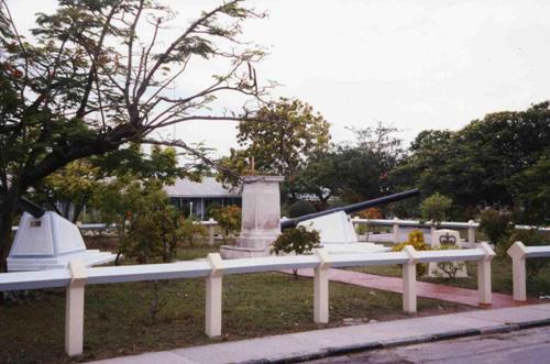 British war memorial at Gan island, Addu City